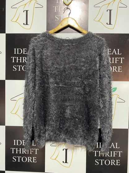 KATIES |M| BUST 19| Dark Fuzzy Sweater