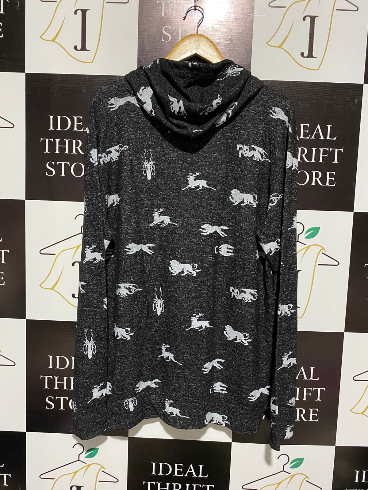 DROPDEAD |M| BUST 23| Graphic Print Lightweight Hoodie