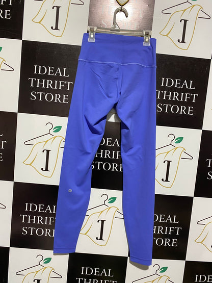LULULEMON |XS| WAIST 24| Periwinkle High-Rise Leggings