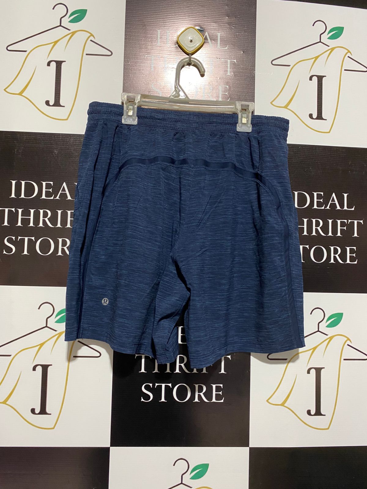 LULULEMON |L| WAIST 30| Navy Heathered Athletic Shorts
