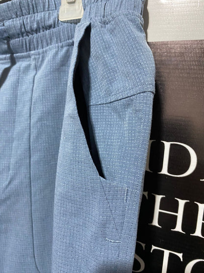 LULULEMON |L| WAIST 30| Dusty Blue Waffle-Knit Joggers