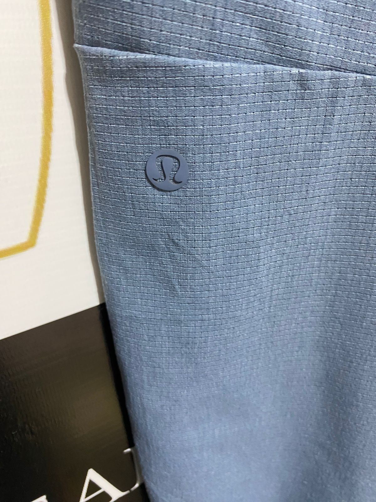 LULULEMON |L| WAIST 30| Dusty Blue Waffle-Knit Joggers