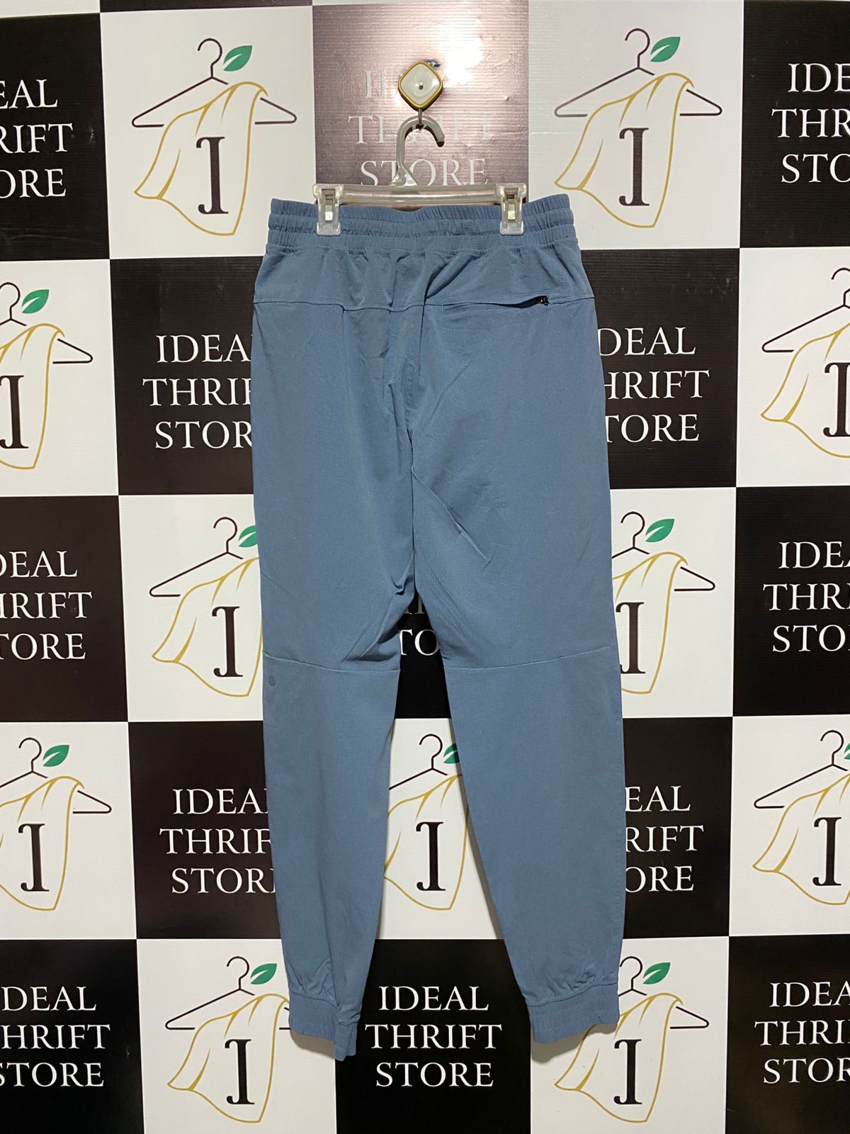 LULULEMON |L| WAIST 30| Dusty Blue Waffle-Knit Joggers