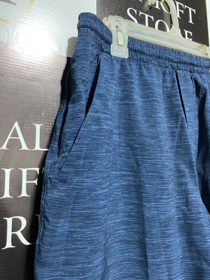 LULULEMON |M| WAIST 28| Navy Heathered Athletic Shorts