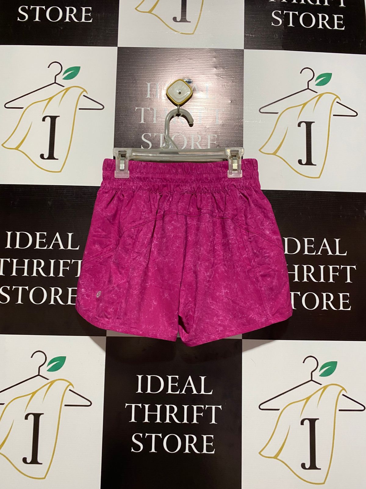 LULULEMON |XS| WAIST 24| Athleta Printed Mesh Racer Run Short