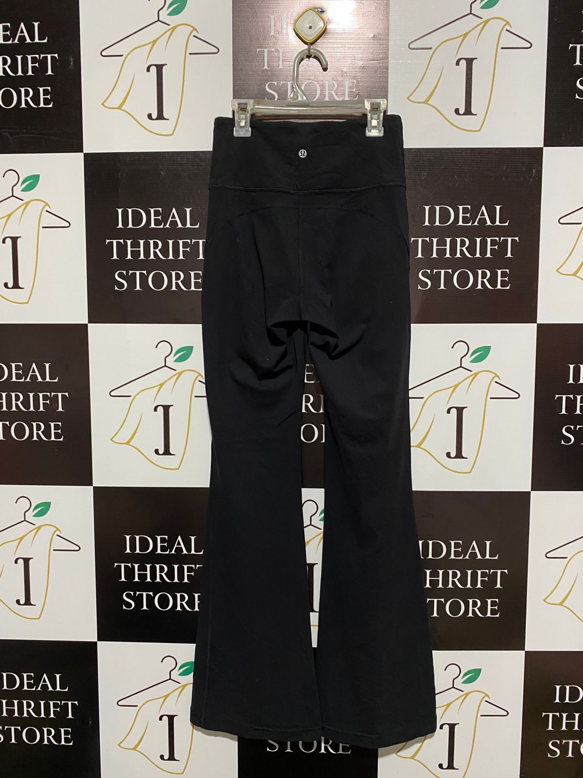LULULEMON |M| WAIST 24| Black High-Waisted Flared Leggings