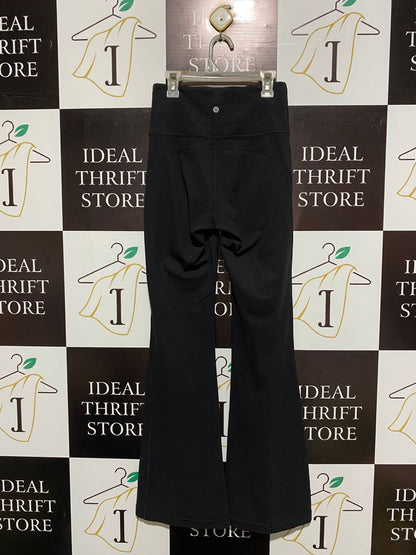 LULULEMON |M| WAIST 24| Black High-Waisted Flared Leggings