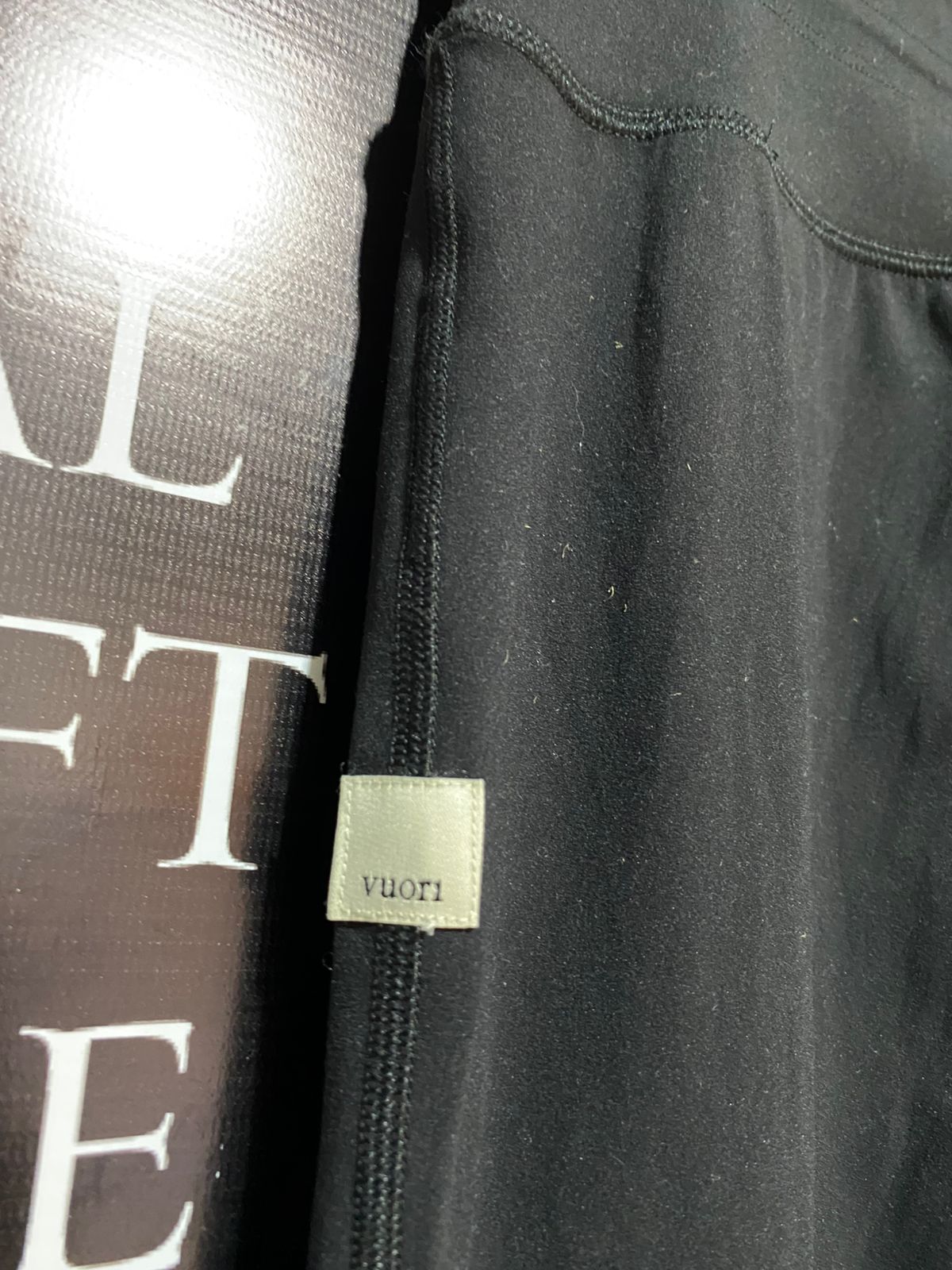 VUORI |M| WAIST 26| Black Wide-Leg Trousers