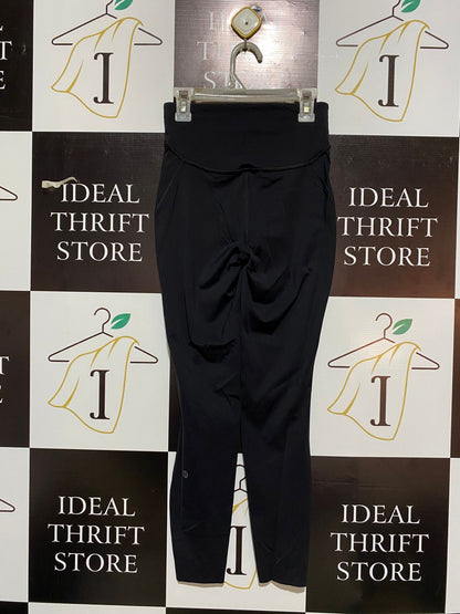 LULULEMON |XS| WAIST 22| Black High-Waisted Athletic Leggings