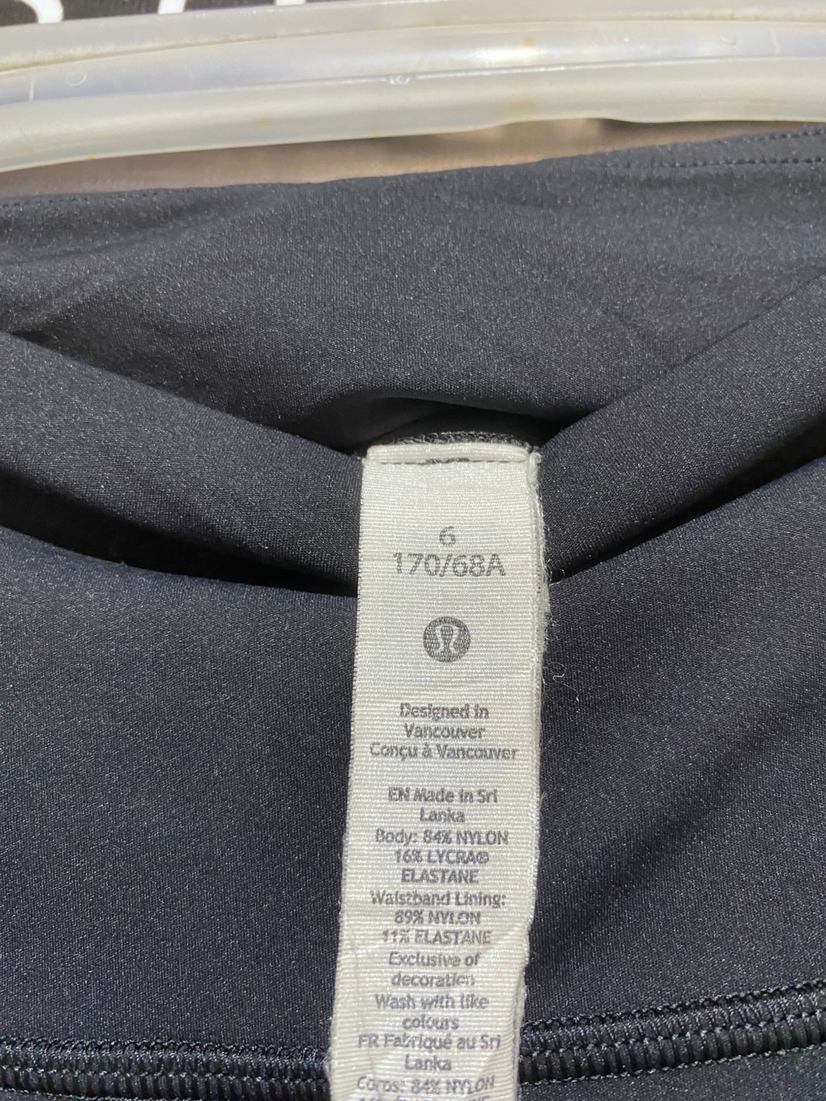 LULULEMON |M| WAIST 26| Black High-Waisted Athletic Shorts