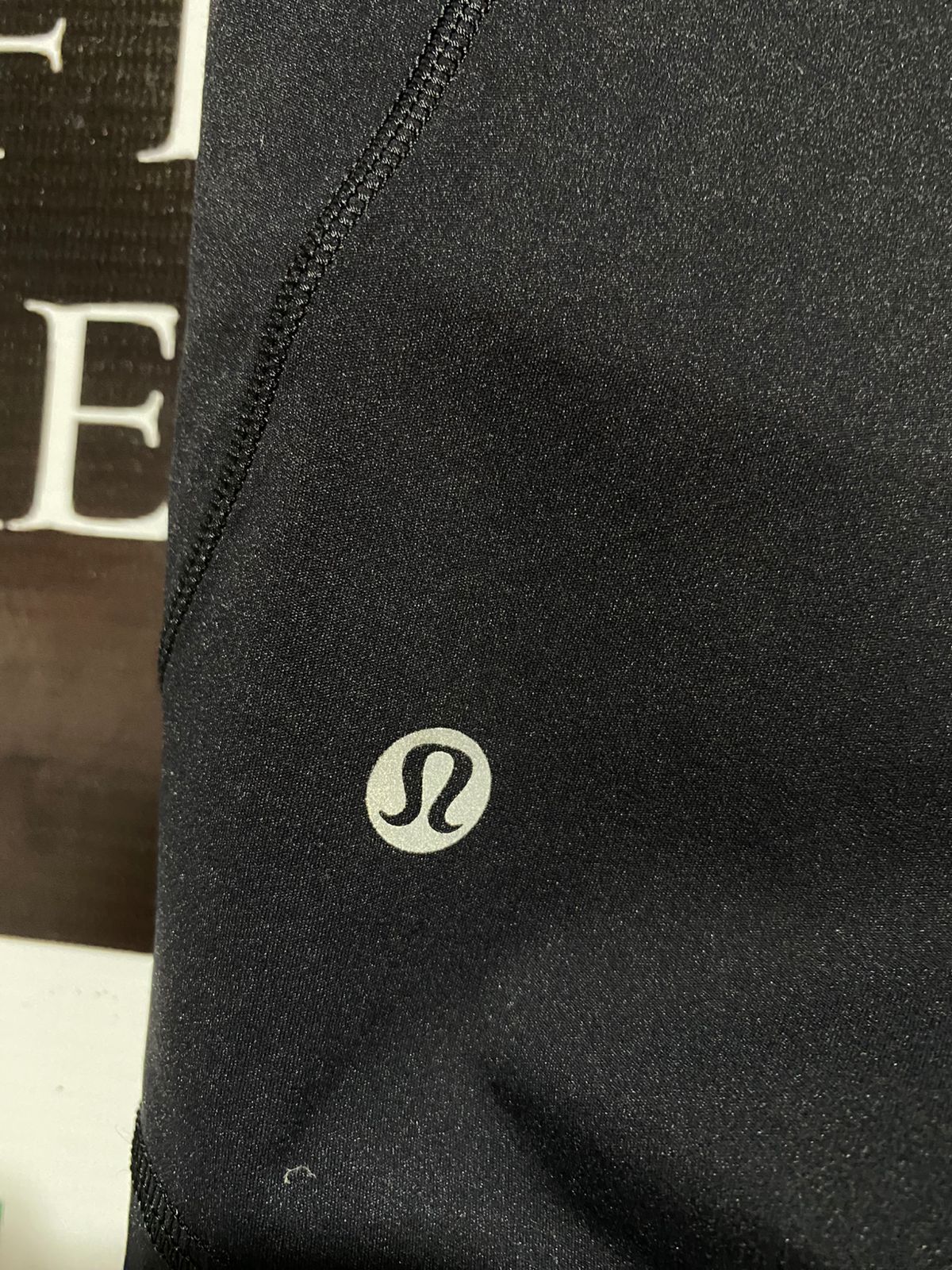 LULULEMON |M| WAIST 26| Black High-Waisted Athletic Shorts