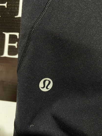 LULULEMON |M| WAIST 26| Black High-Waisted Athletic Shorts