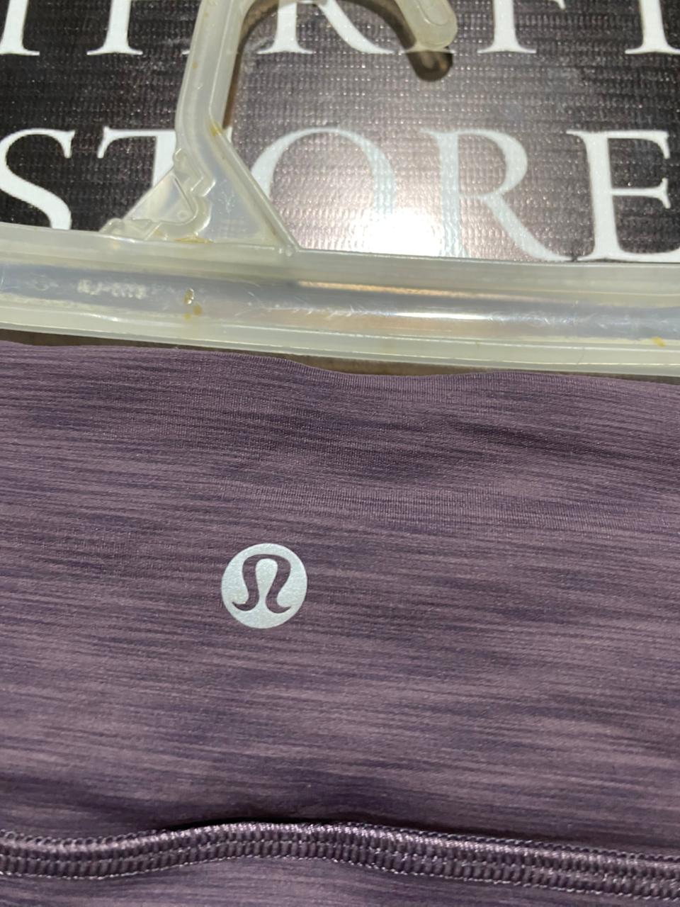 LULULEMON |S| WAIST 24| Women's Mauve Heathered High-Rise Leggings – Athletic Yoga Pants with Side Pockets