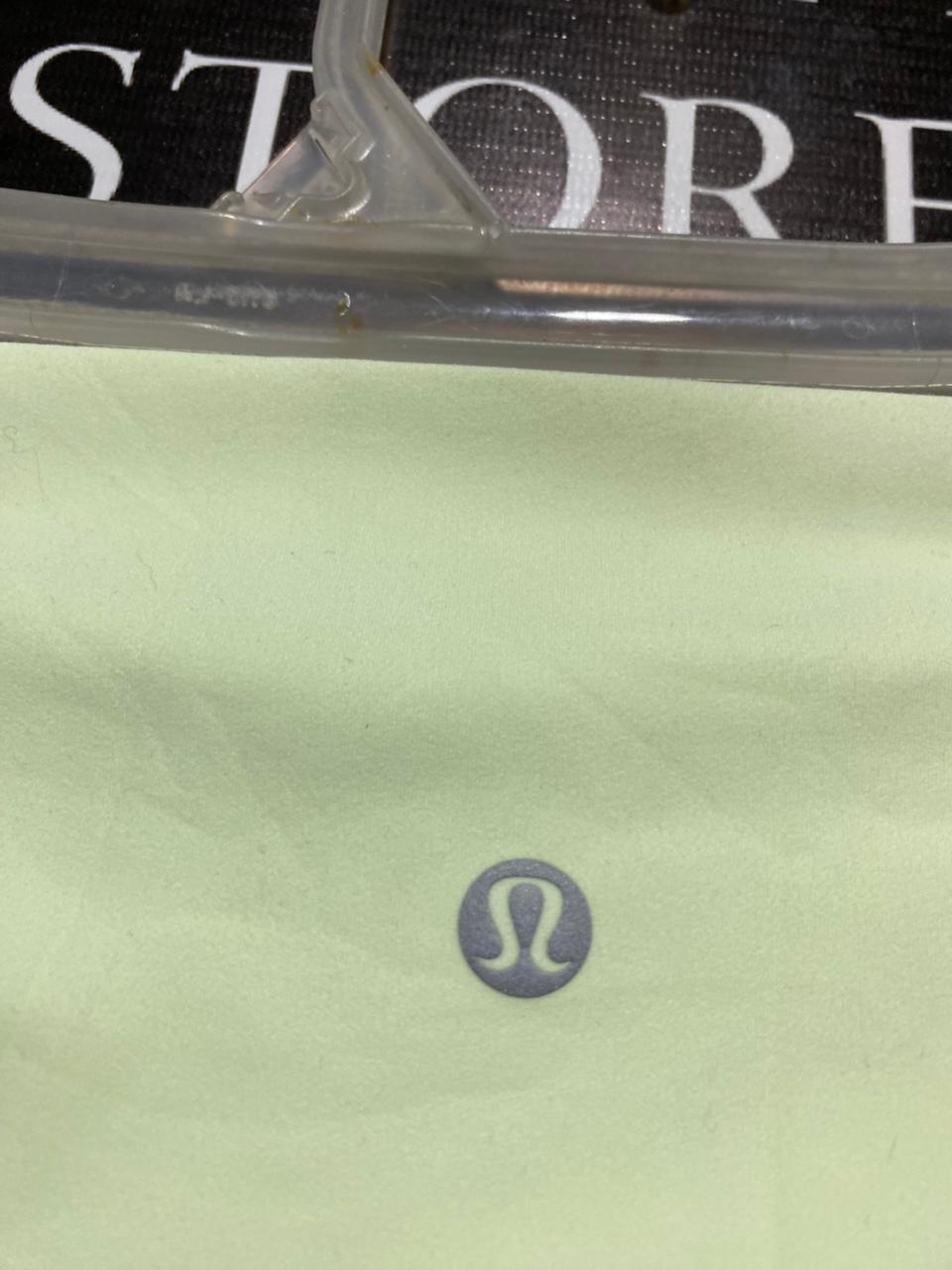 LULULEMON |S| WAIST 24| High-Rise Shorts 6" – Pale Lime Green Yoga Biker Shorts