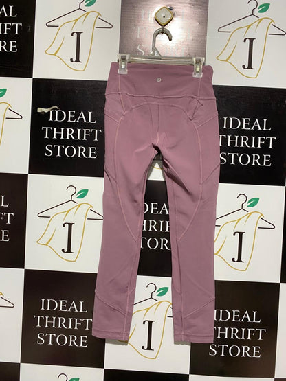 LULULEMON |S| WAIST 24|  All The Right Places Crop Figue or Misty Merlot