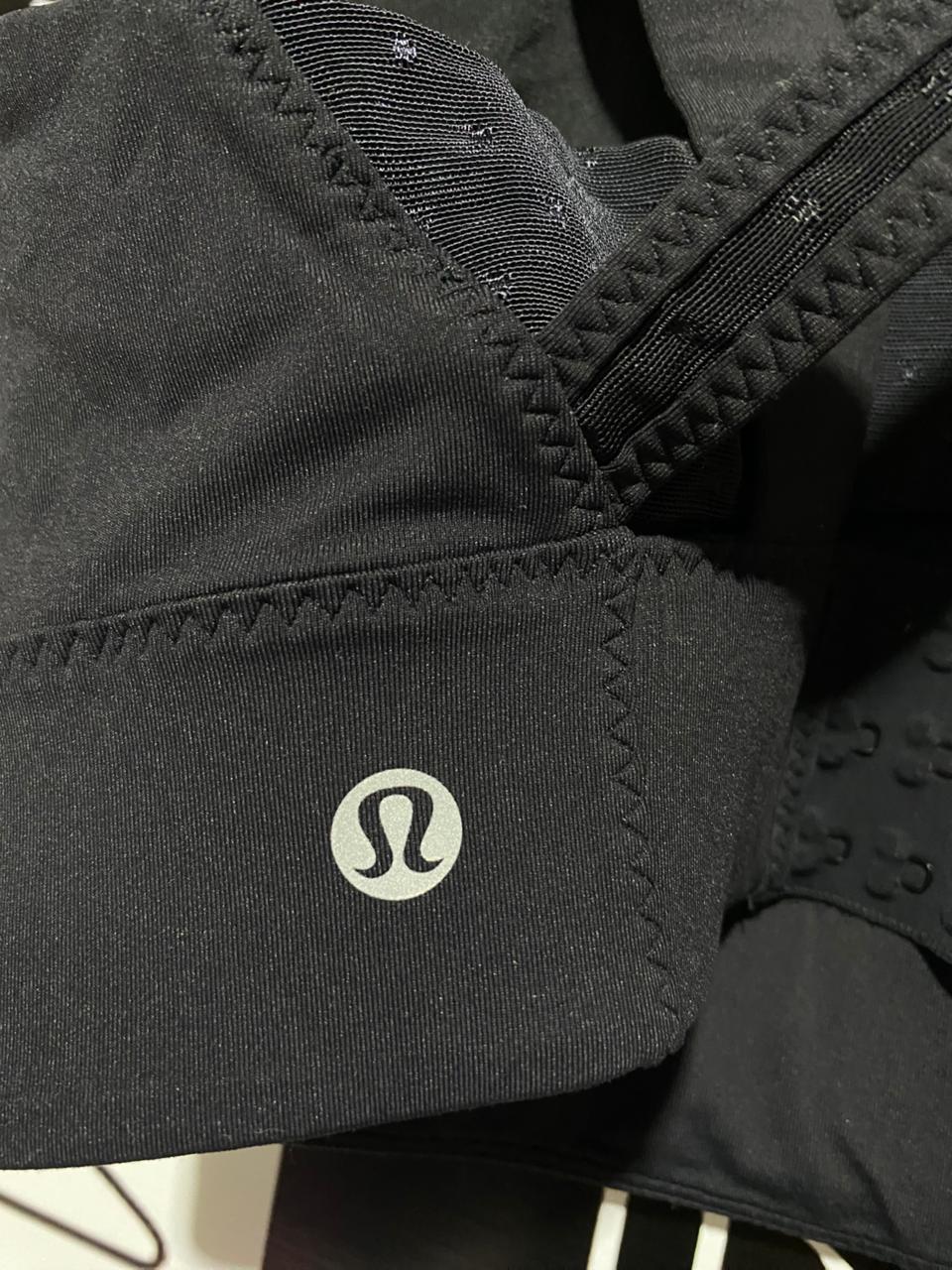 LULULEMON |M| BUST 15| Barry's Black Dart Bra