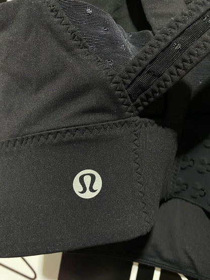 LULULEMON |M| BUST 15| Barry's Black Dart Bra