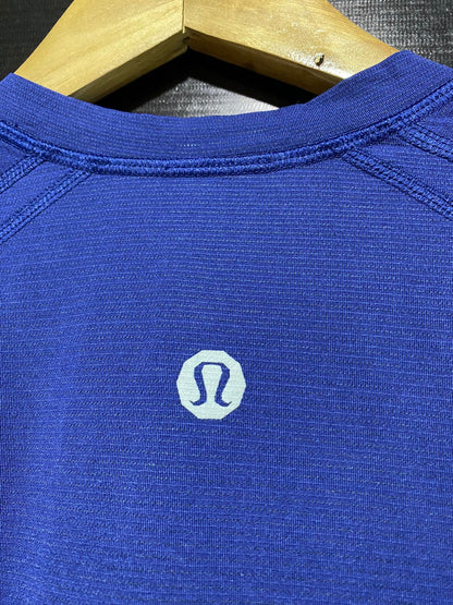 LULULEMON |M| BUST 18| Metal Vent Tech V Neck Shirt (Royal Blue)