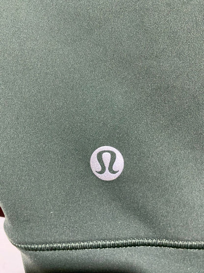 LULULEMON |S| BUST 15| Women's Seamless Olive Green Crop Top