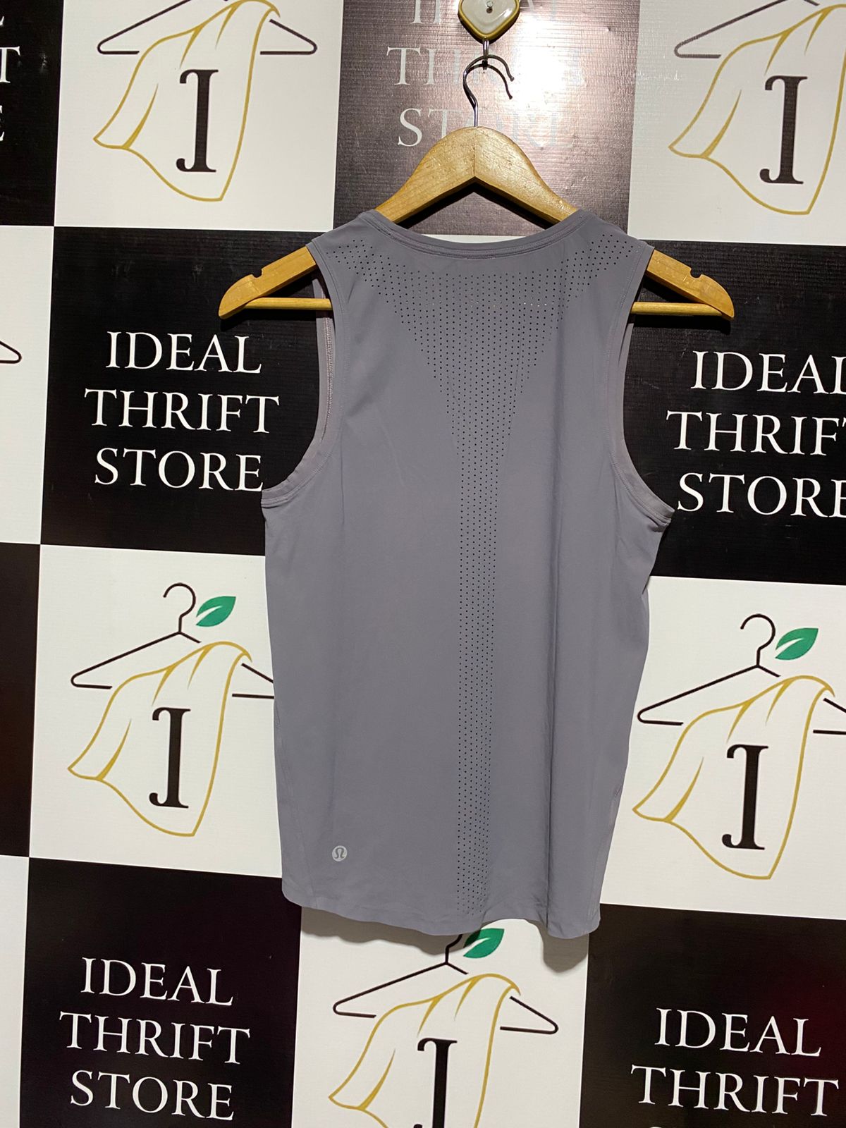 LULULEMON |M| BUST 16| Grey Seamless Athletic Tank Top