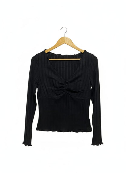 SHEIN |L| BUST 16 | Ruched or Gathered Detail at The V-Neck