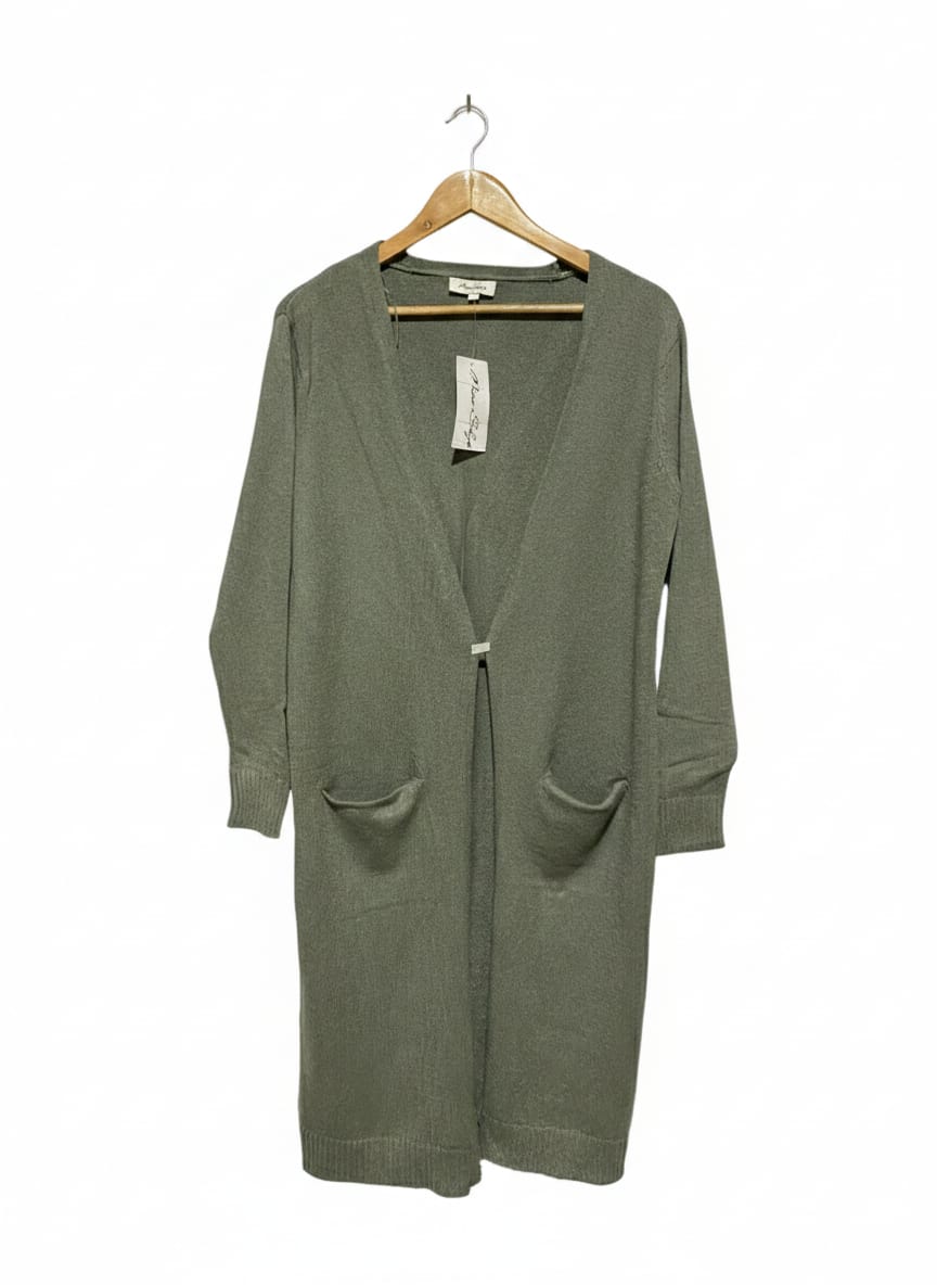 MISS SHOP |M| BUST 20| Open-Front, Longline or Duster Length
