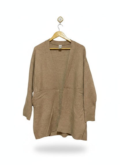 ANKO |M| BUST 21| Mid-Length Open-Front Cardigan