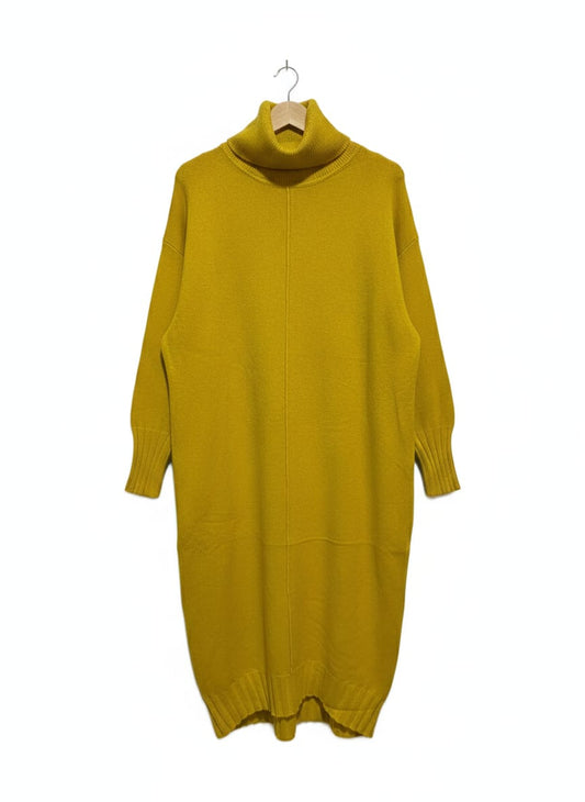 SAMBARA |XL| Oversized, Mustard Yellow Turtleneck Sweater