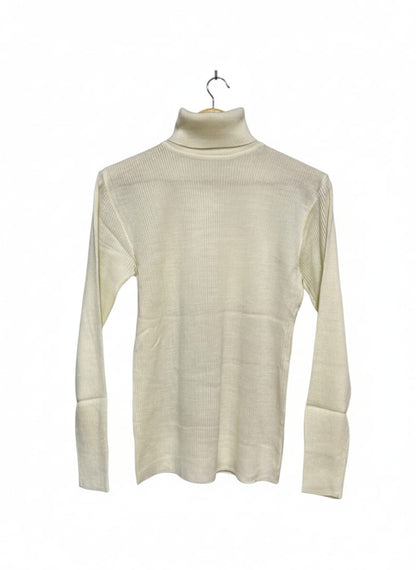 Ribbed Turtleneck Sweater |L| BUST 17|