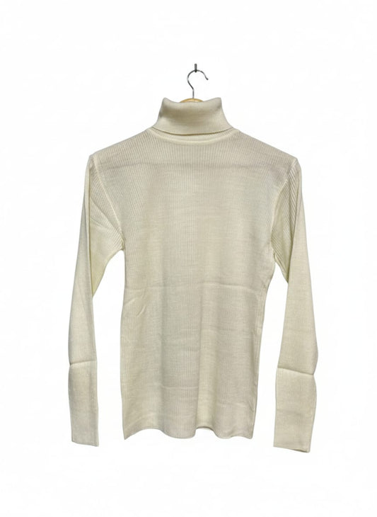 Ribbed Turtleneck Sweater |L| BUST 17|