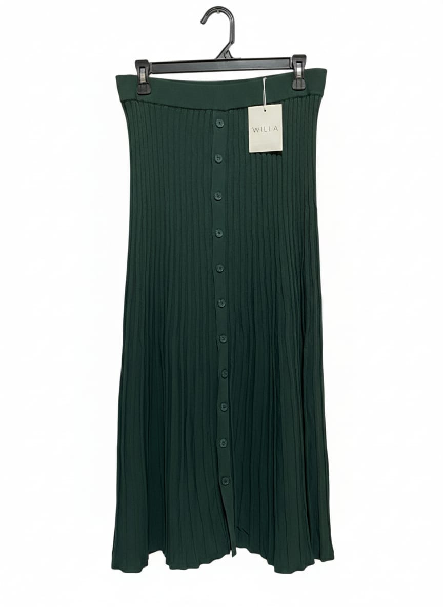 WILLA |L| WAIST 28| C6|  Mila Pleated Skirt