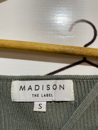 MADISON |S| BUST 13| Off-The-Shoulder Long-Sleeve Knit Top With a Unique Strappy