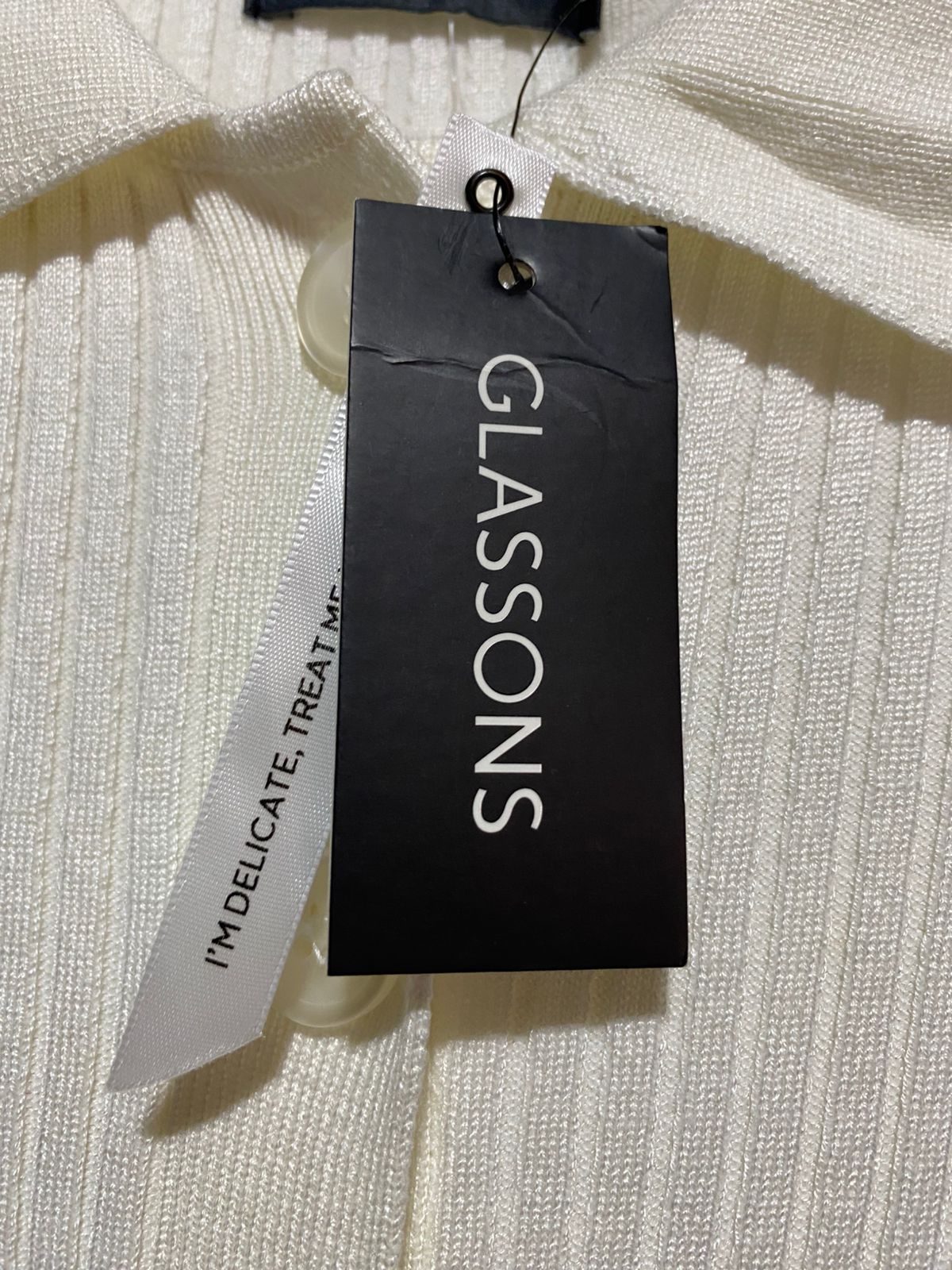 GLASSON |M| BUST 12| Rib-knit dress or Ribbed jersey dress