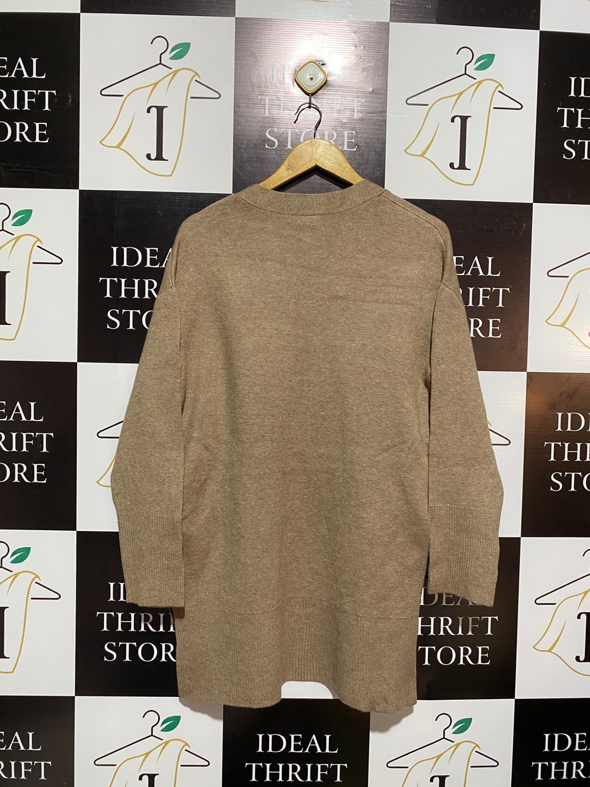 ANKO |M| BUST 21| Mid-Length Open-Front Cardigan