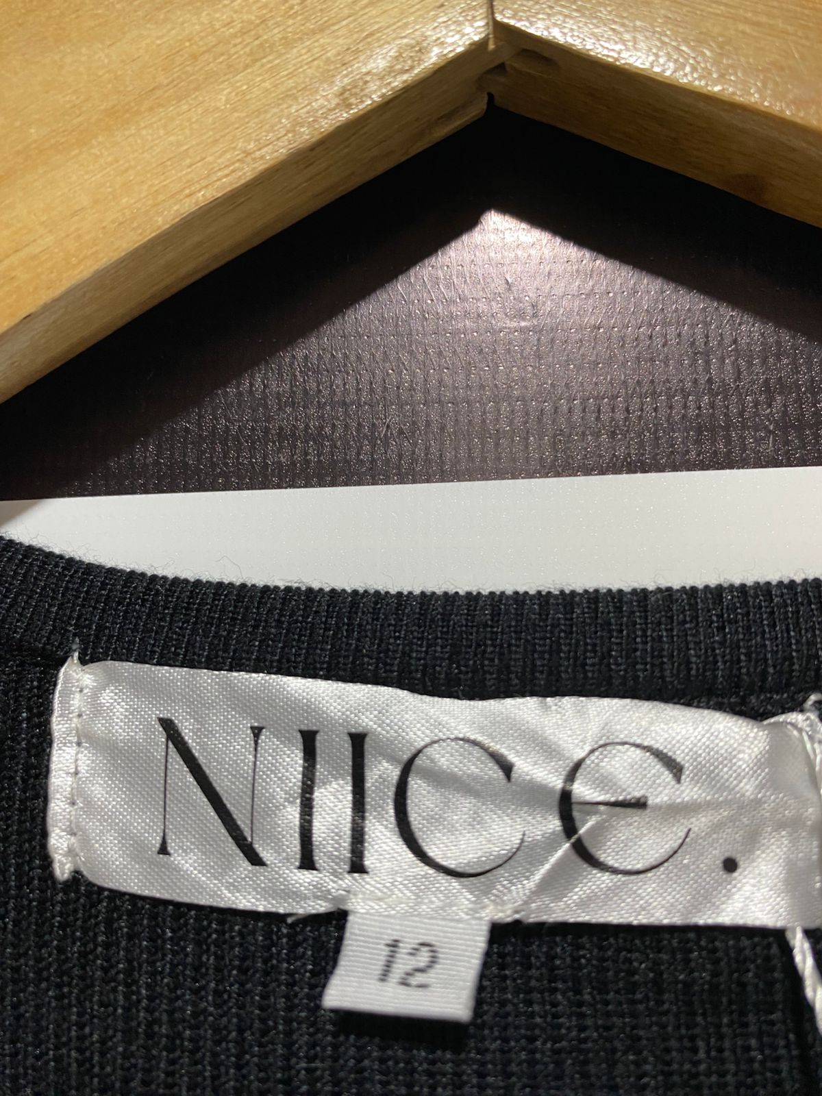 NIICE |XL| BUST 18| Black Midi Dress With a Layered, Cape-Style Top