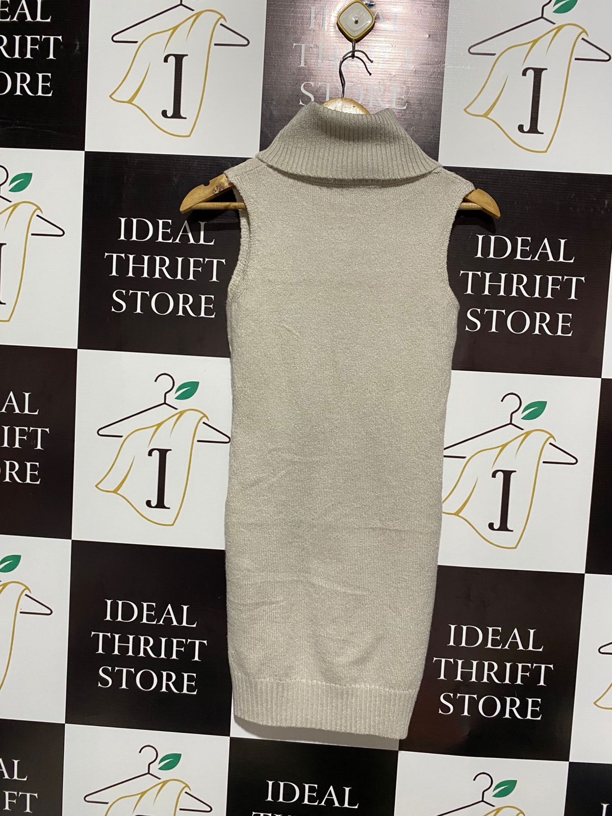 SHEIN |S| BUST 14| Diamond Cable Knit Turtleneck Mini Dress