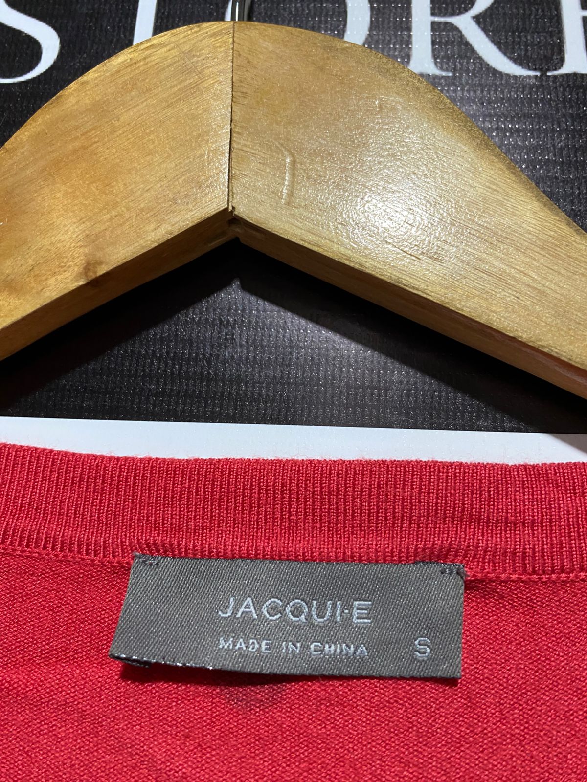 JACQUI.E |S| BUST 17| Ellen Tracy red and black polka dot cardigan