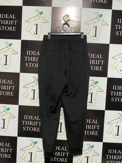 POP FIT|M|WAIST 30|BLACK JOGGERS WITH BLUE DRAWSTRING