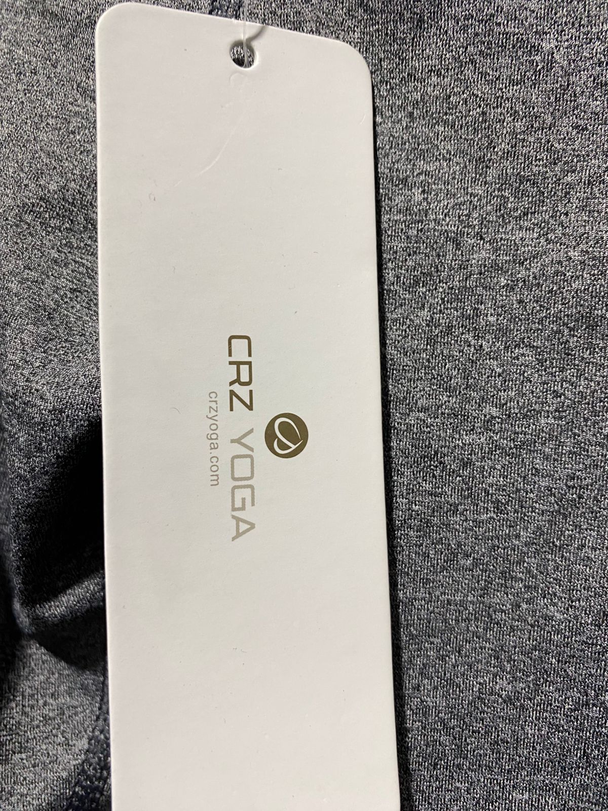 CRZ YOGA|XS|WAIST 24|C9|GREY TEXTURED HIGH-WAISTED ATHLETIC LEGGINGS