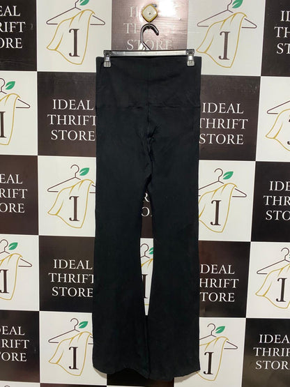 PINK|S|WAIST 28| B1| BLACK HIGH-WAISTED FLARE LEGGINGS
