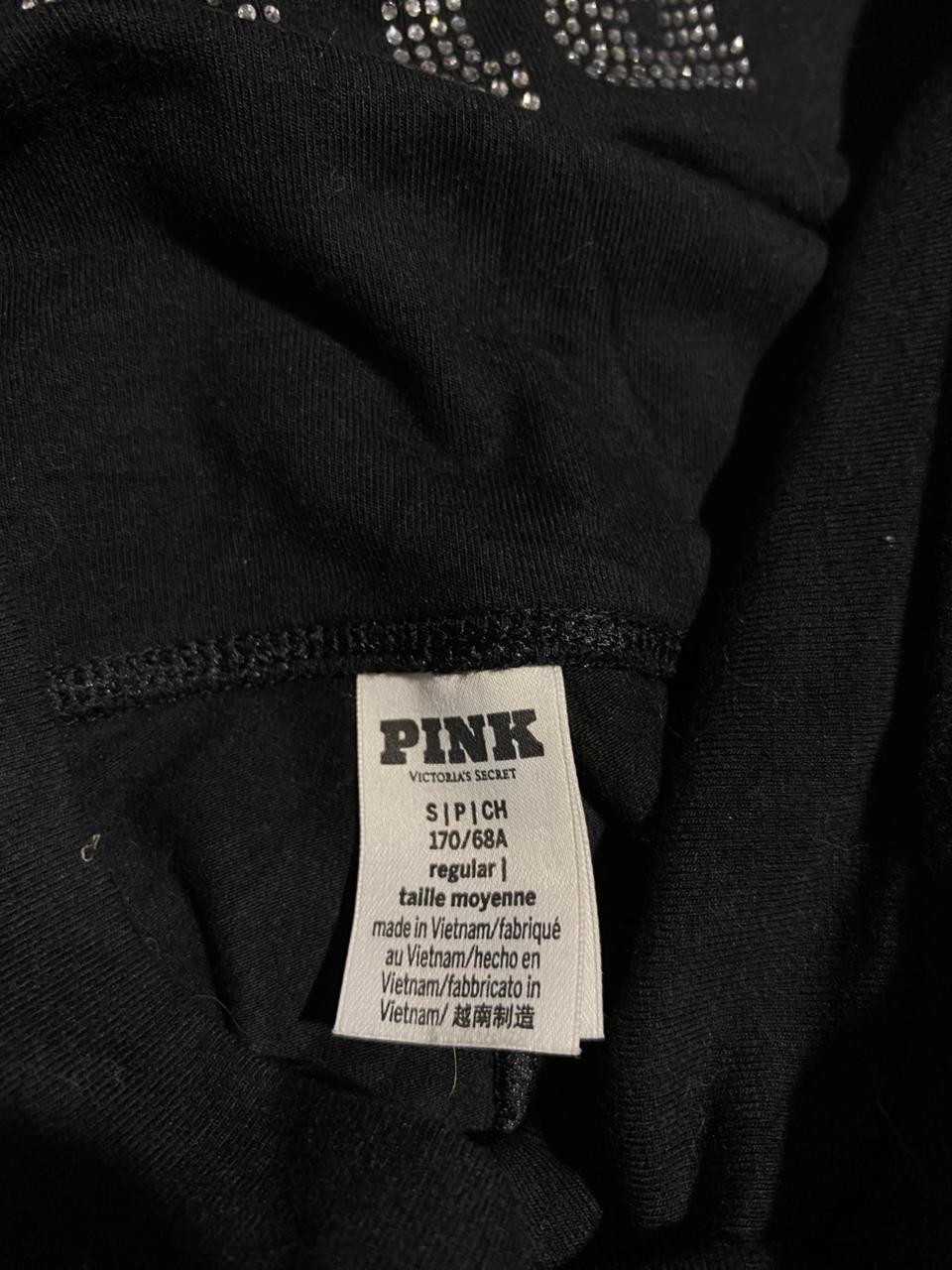 PINK|S|WAIST 28| B1| BLACK HIGH-WAISTED FLARE LEGGINGS