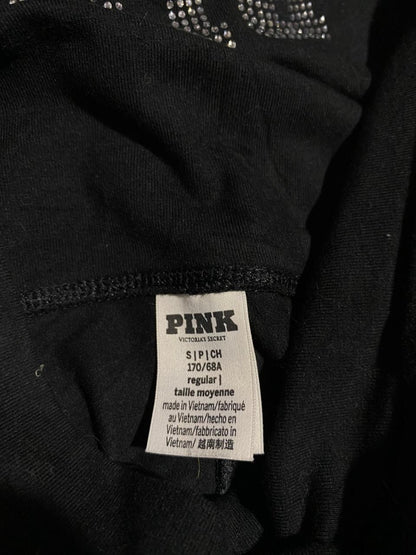 PINK|S|WAIST 28| B1| BLACK HIGH-WAISTED FLARE LEGGINGS