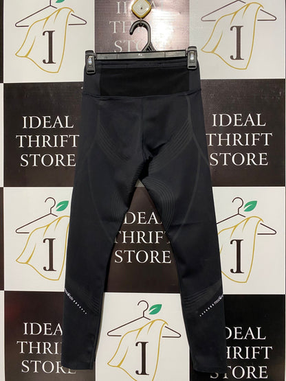 MACONDO|XS/S|WAIST 24|BLACK ATHLETIC LEGGINGS