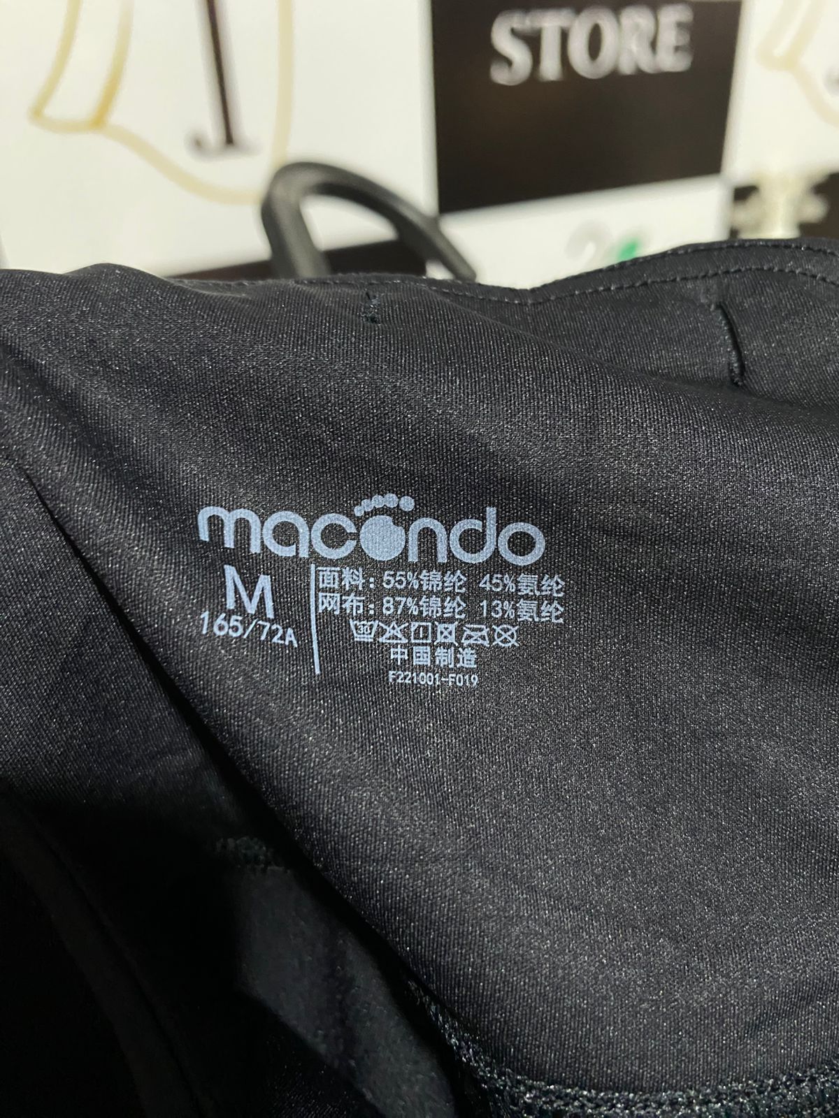 MACONDO|XS/S|WAIST 24|BLACK ATHLETIC LEGGINGS