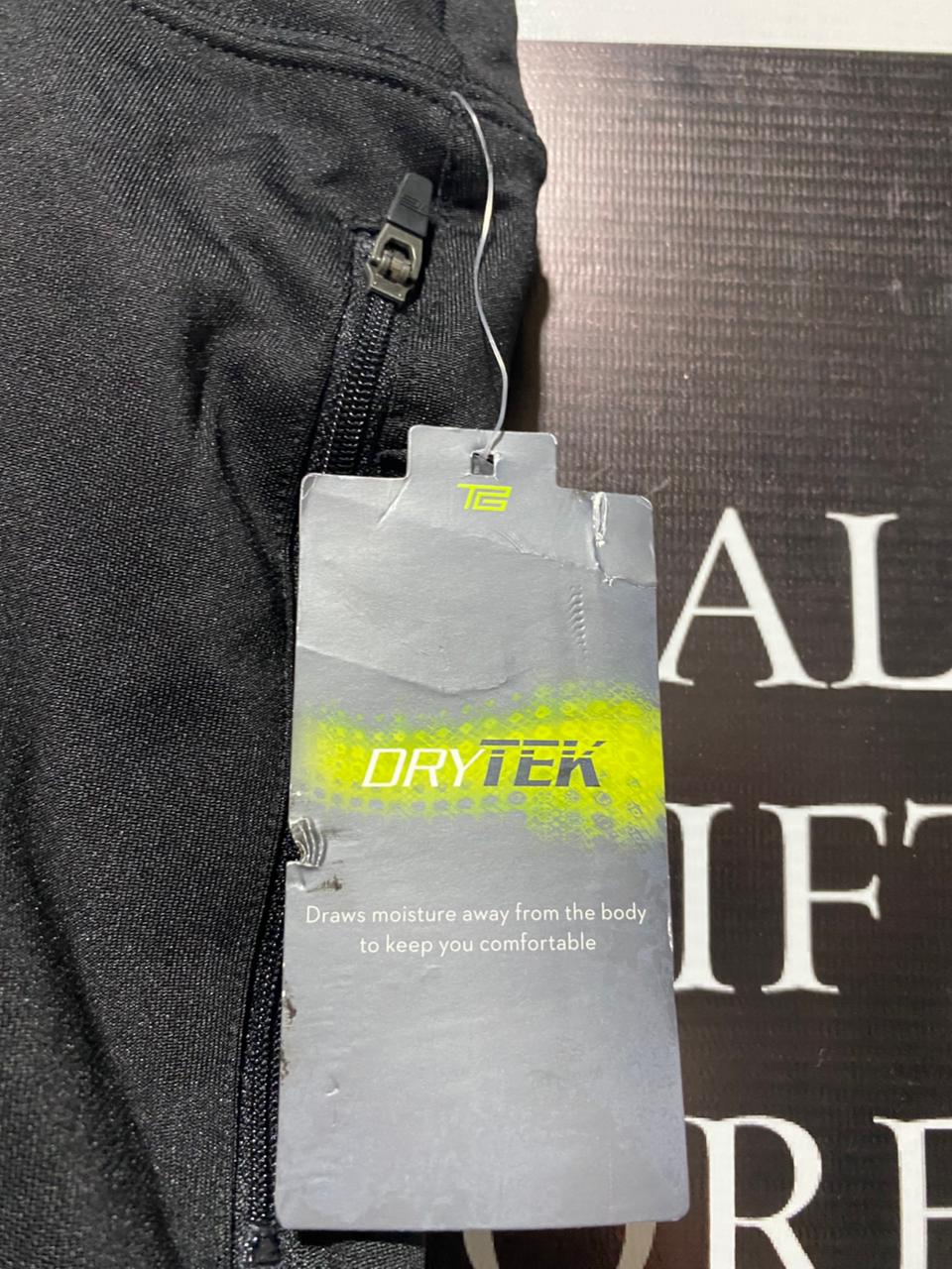 TEK GEAR|XL|WAIST 38| DRYTEK Jogger Style Black Pants
