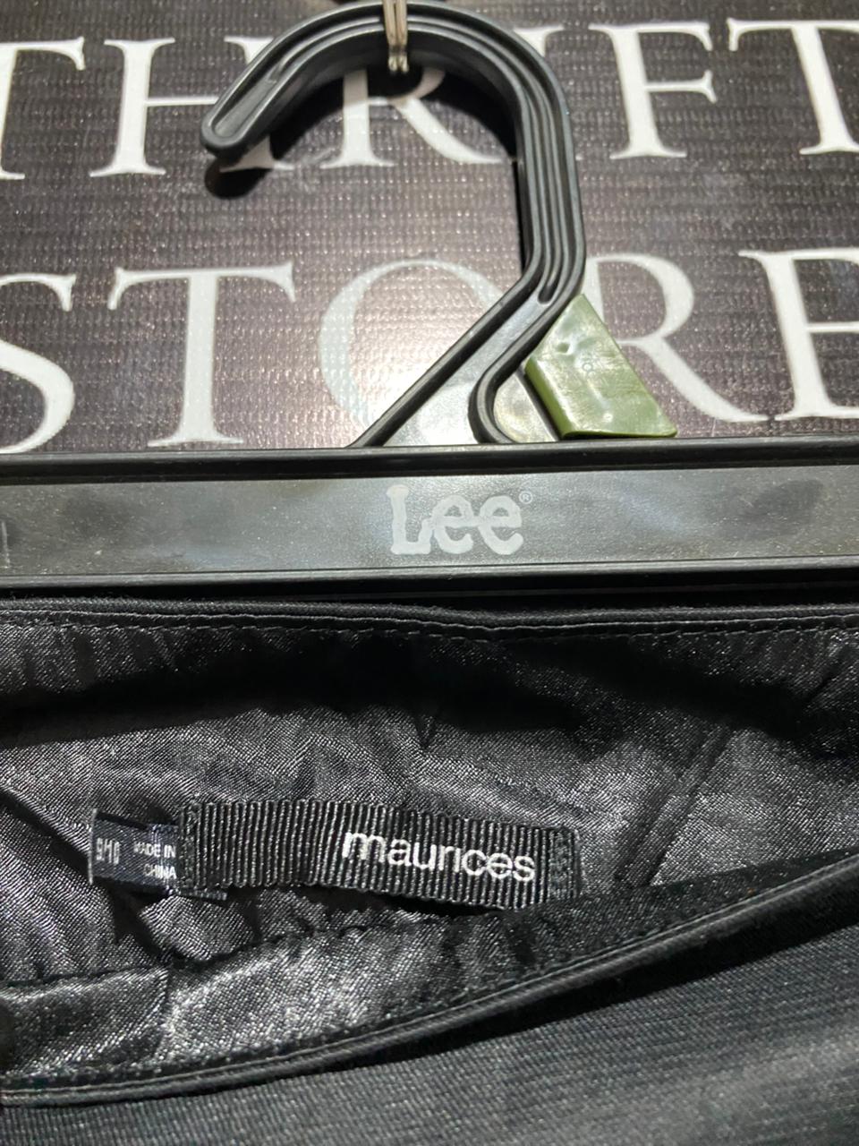 MAURICES|XL|WAIST 34| C8| Flavia Style Satin Black Pants