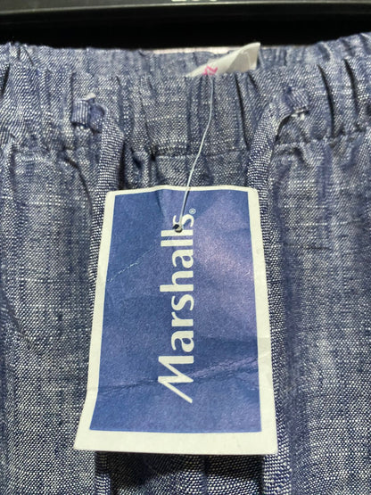 SIENNA SKY |XL| WAIST 32| Fabindia Blue Cotton Regular Fit Trousers