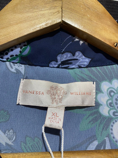 VANESSA WILLIAMS |XL| BUST 24|  LCW Grace Tie Neck Floral Blouse