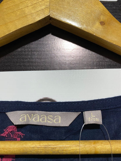 AVAASA |L| BUST 20|B12| Navy Blue Women's Kurta Tunic