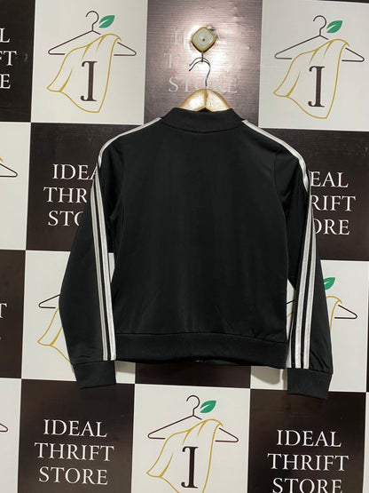 ADIDAS |S| BUST 17|B10|  Full-zip track jacket with a stand-up collar and the signature three white stripes on the shoulders and arms